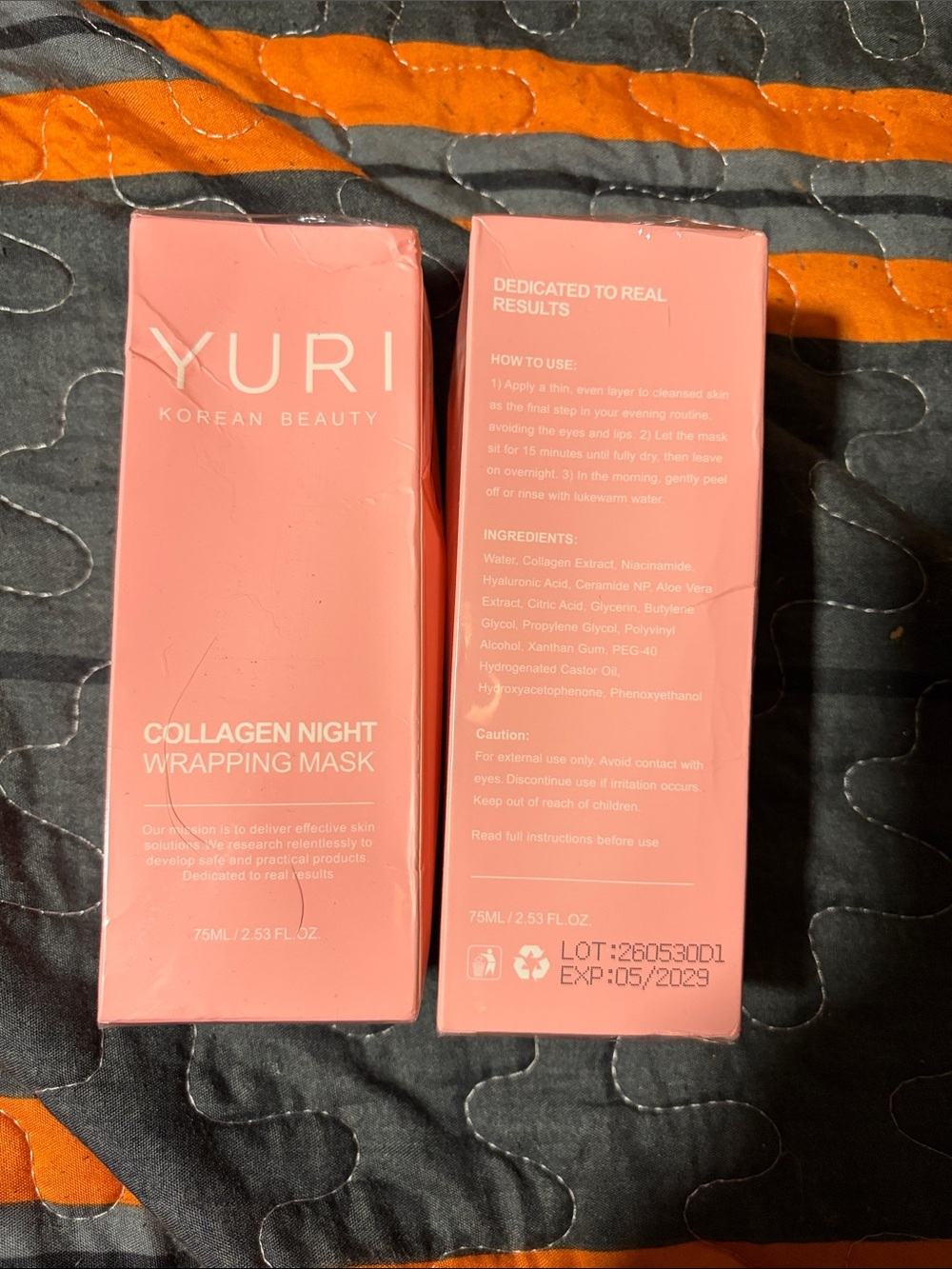 Collagen Night Wrapping Mask — Overnight Firming Treatment 2 boxes